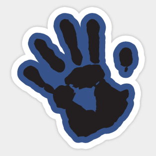 hand silhouette Sticker